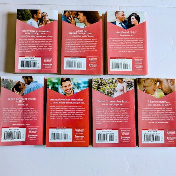 Harlequin Romance Larger Print Set Lot 7 PBK Small Various Authors Contemporary - Picture 4 of 7